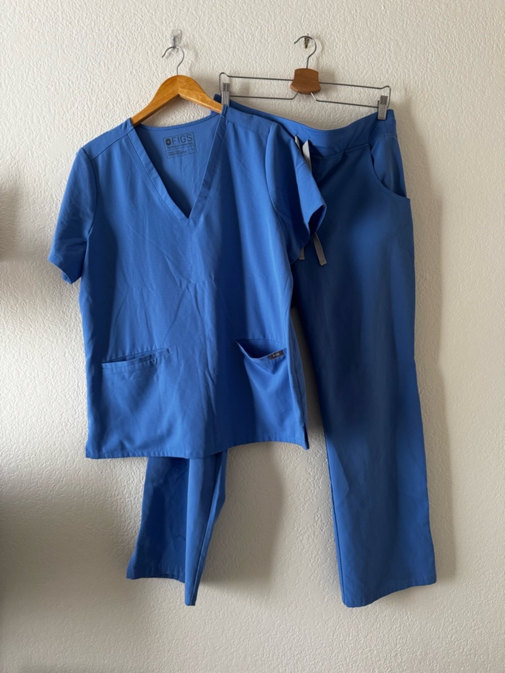 Figs Women's Scrub Set in Royal Blue